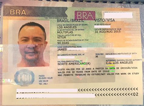 brazil visa requirements for us citizens 2024